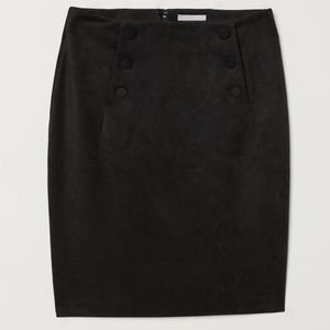 H&M Black Pencil Skirt